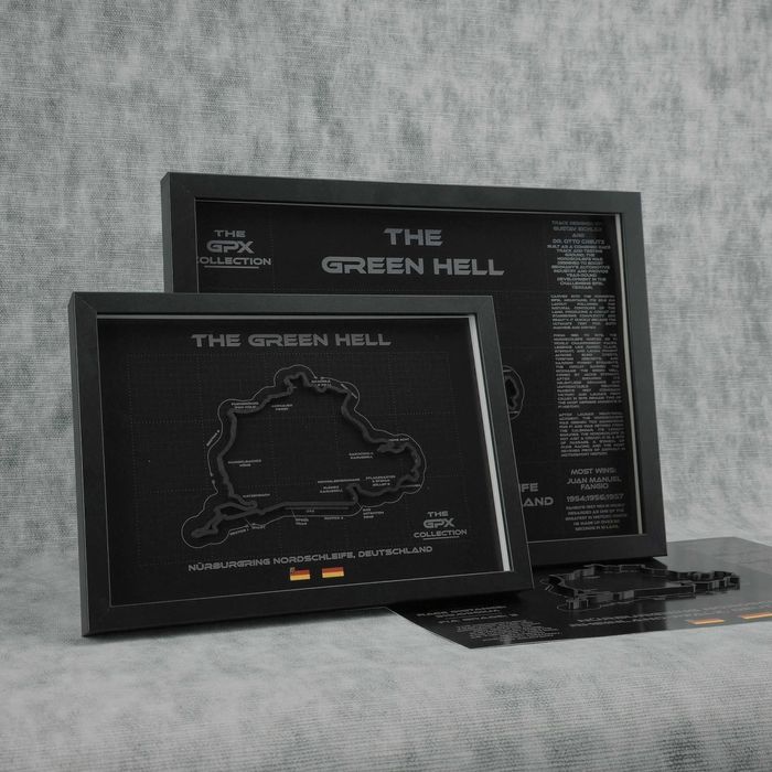 Nürburgring – Hartă 3D circuit Formula 1 German GP • GPX Collection