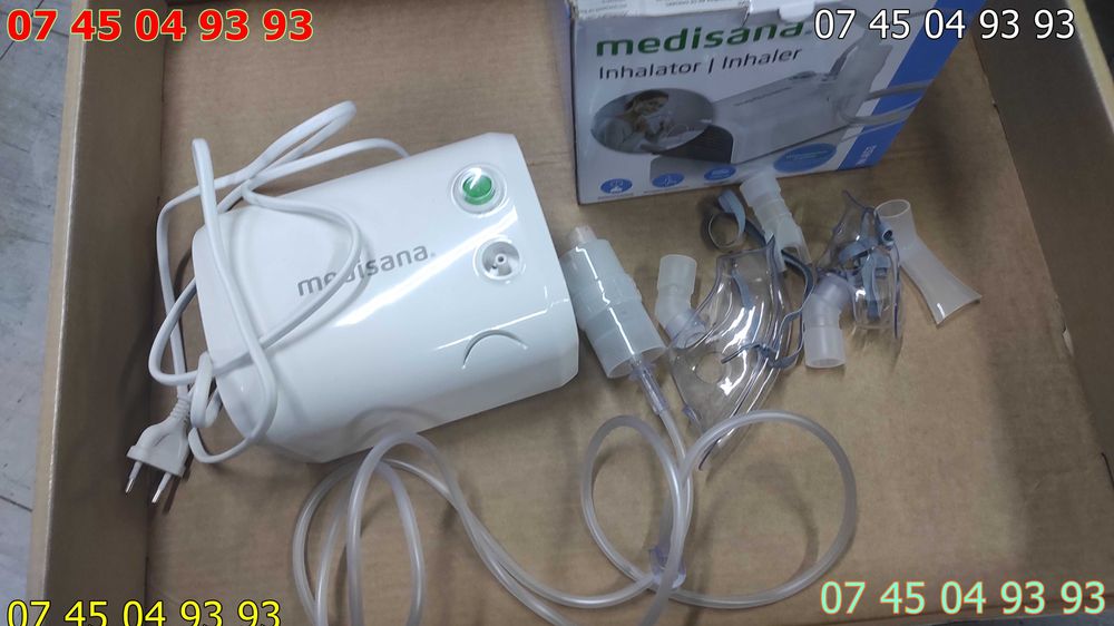 inhalant nebulizator MEDISANA INA51 ca nou si complet in cutie 3 golf