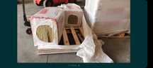 Vată Bazaltica, Folie aluminiu Italia caserata pt izolație 75mp/ 40 eu
