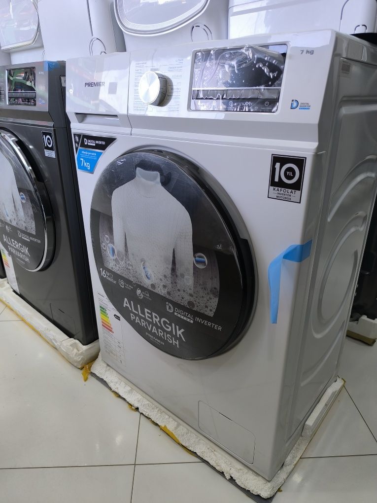 Premier 7kg Avtomat Inverter Muddatli to'lovgayam beriladi