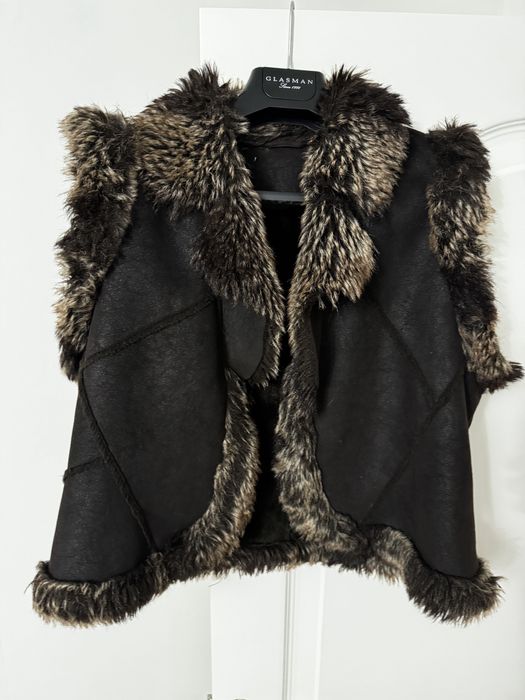 Меховой жилет женский