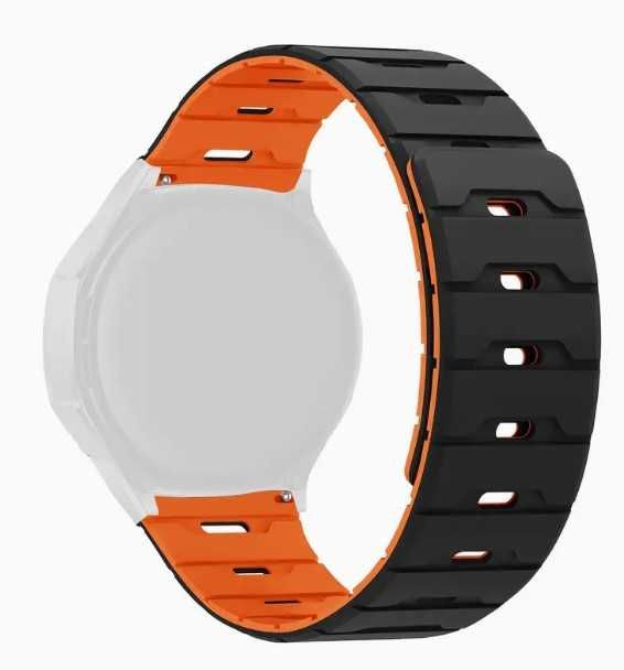 Curea silicon+Metal Huawei GT,GT2,GT3,GT4,GT5,GT6(46mm) 22mm modelul 3