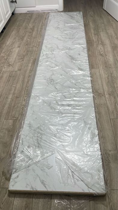 Столешница новая 3 метра, античный мрамор