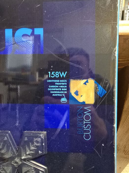 Placa snowboard Burton, 158cm.