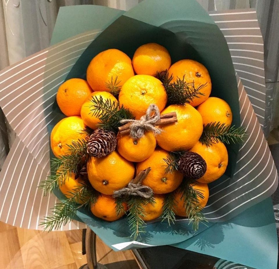 Букет из мандаринов
