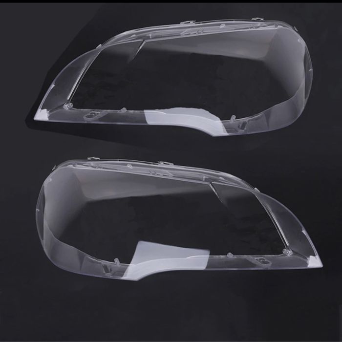 Set Sticle Sticla Dispersor Geam Capac Far Faruri Bmw X5 E70 2008-13