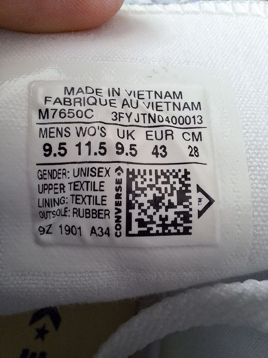 Кецове Converse All Star 43