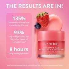 Култова маска за гладки и хидратирани  устни Laneige,