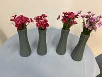 Цветочки с вазой
