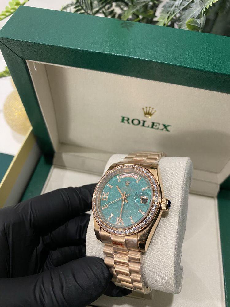 Rolex Day-Date President Rose Gold “Aventurine” 36MM