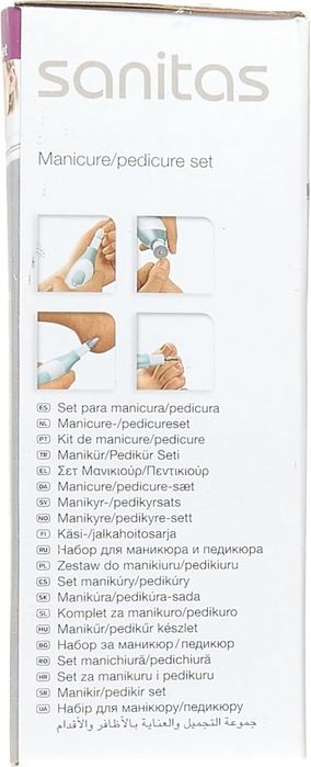Комплект за маникюр и педикюр Sanitas SMA 36