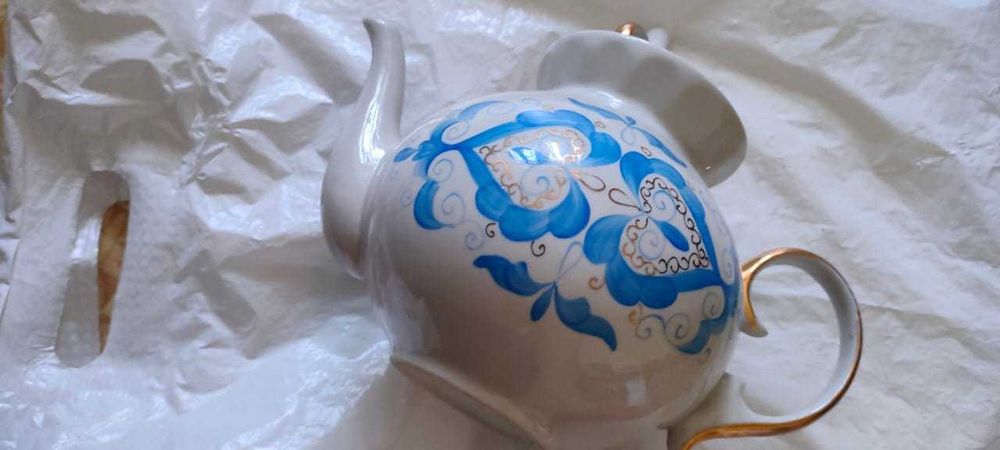 Чайник керамический большой советских времён