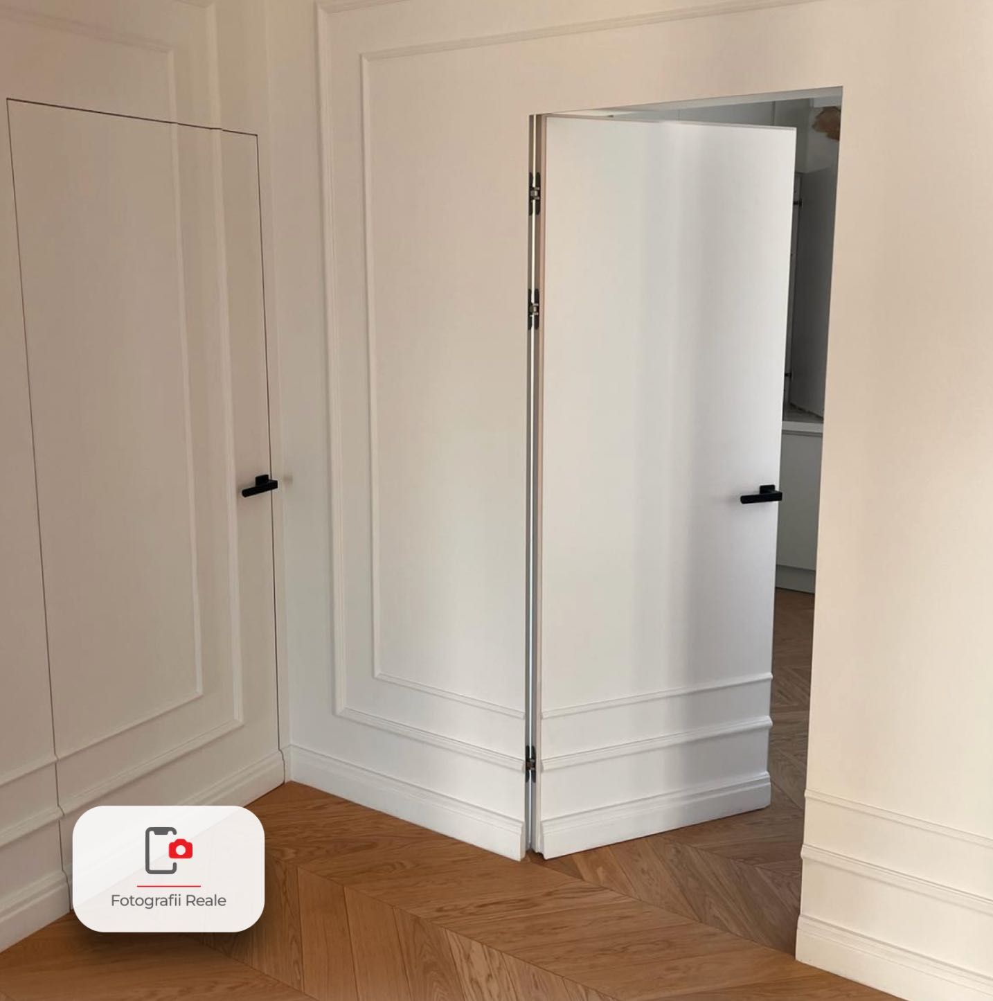 Usa Filomuro cu toc ascuns PORTA HIDE Alb HDF - PORTA Doors