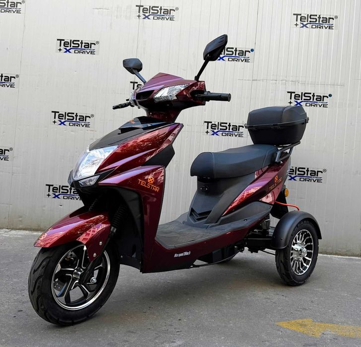 Електрическа триколка TS-350-8 60V 23Ah 2000W Нов модел 2025