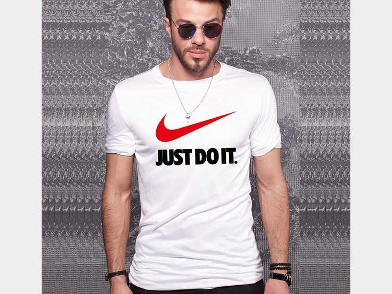 Мъжка тениска NIKE JUST DO IT принт Модели,цветове и размери