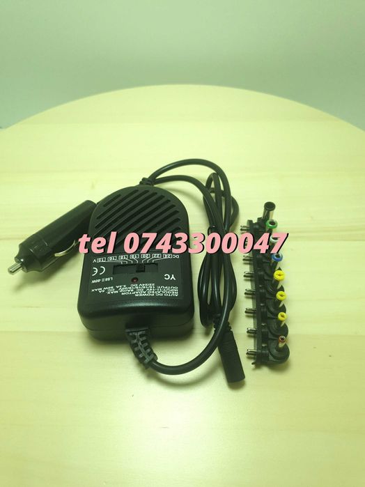Alimentator Auto Universal Laptop12v 8 Capete Schimb