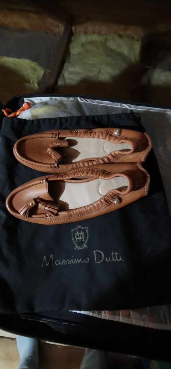 Mocasini piele Massimo dutti