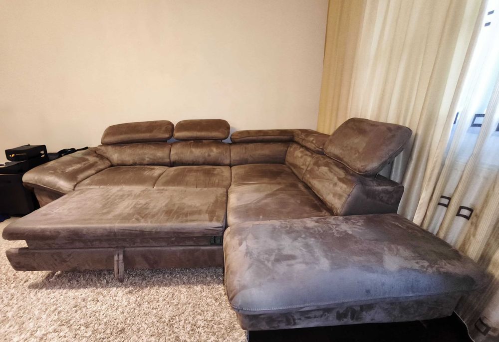 Canapea coltar extensibil