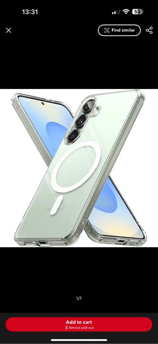 Samsung A16/A26/A36/A56 - HusaMagsafe Clear Anti Soc