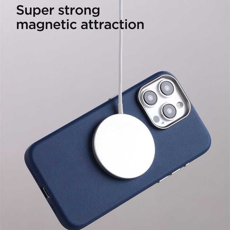 Гръб Joyroom Litchi MagSafe за iphone 15 Pro, 15 Pro Max, iPhone 15