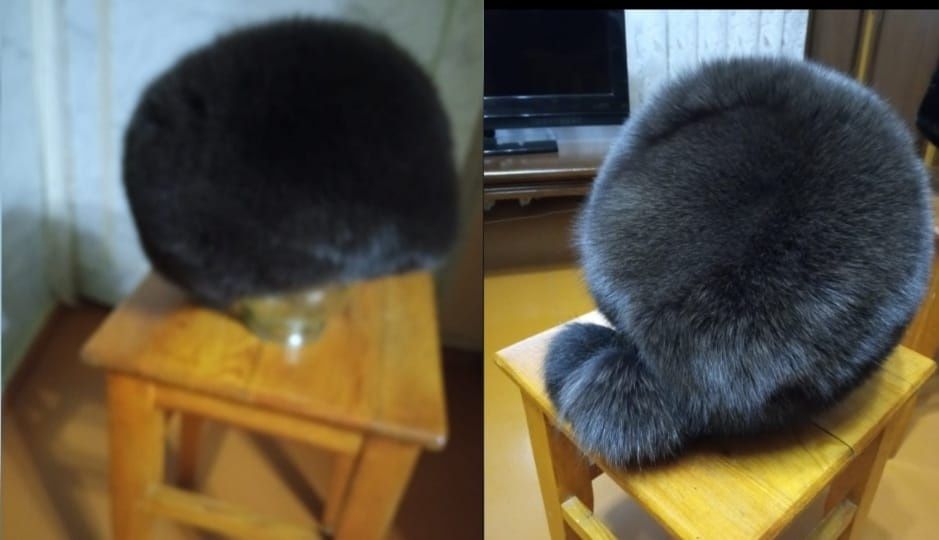 Шапка женская в отличном состоянии