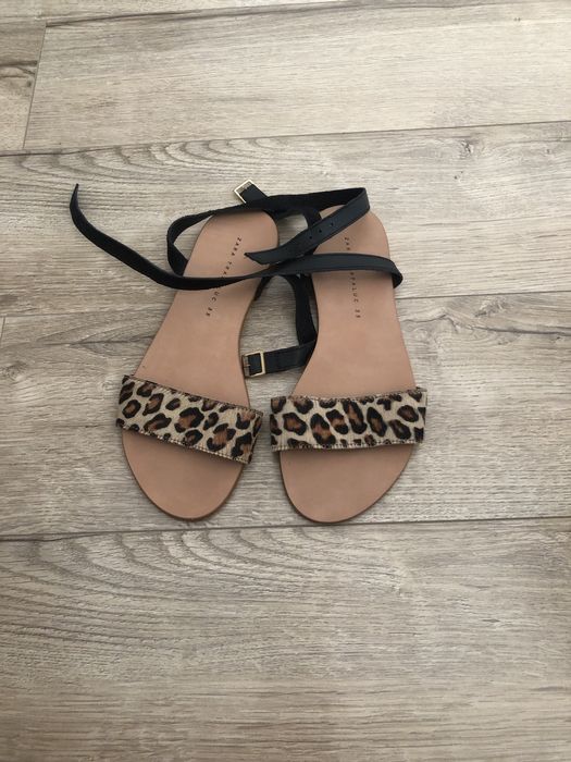 Sandale Zara leopard, marimea 35