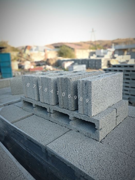 Сплитерные блоки шлакоблок пескоблок перегородочные рванные