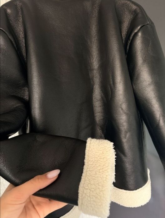 Кожено топло яке