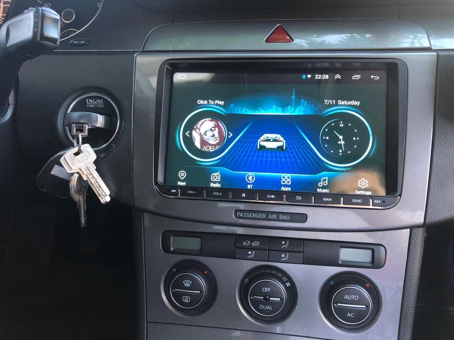 Navigatie android VW Skoda Seat Leon Passat Golf Tiguan Octavia Fabia