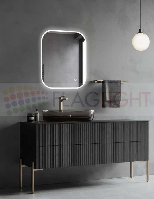 -10% Елегантни огледала за баня с лед осветление. 80*60см Топ цени