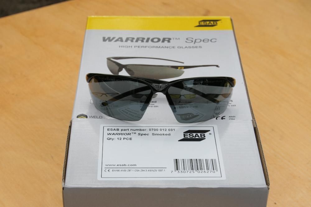 Предпазни очила - ESAB Warrior: прозрачни, черни и жълти
