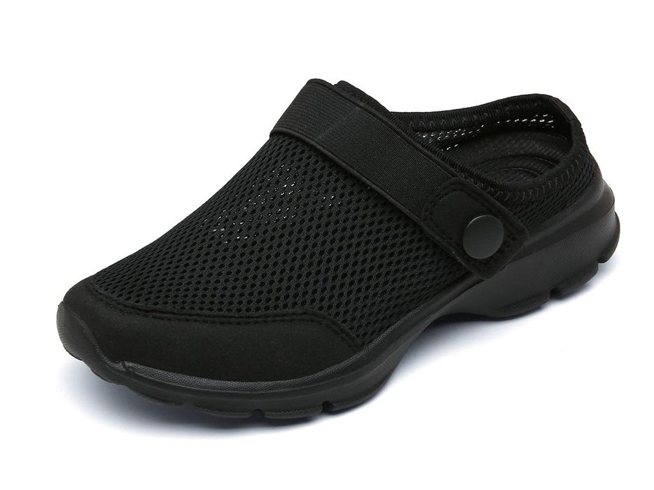 SMajong Șlapi închiși unisex cu baretă reglabilă, mărimea 32 EU