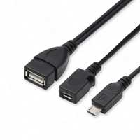 Adaptor micro USB - USB A otg (splitter, Amazon Fire TV)