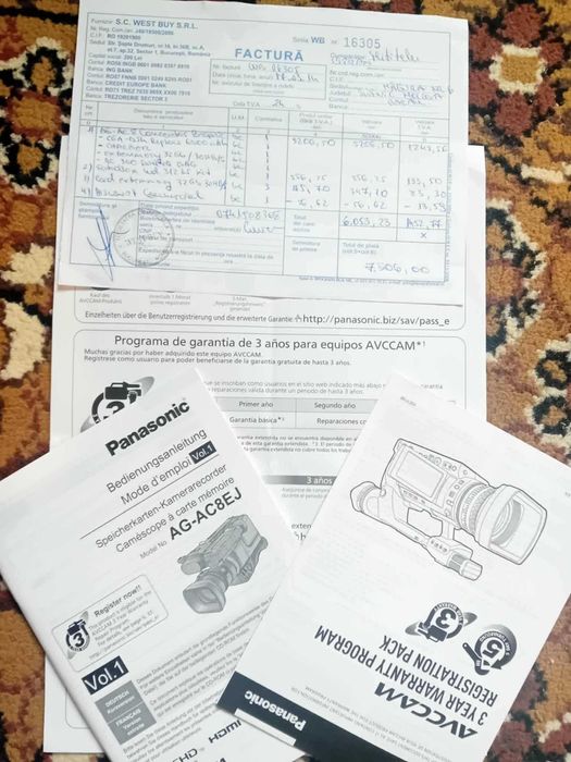 Camera video Full HD Panasonic