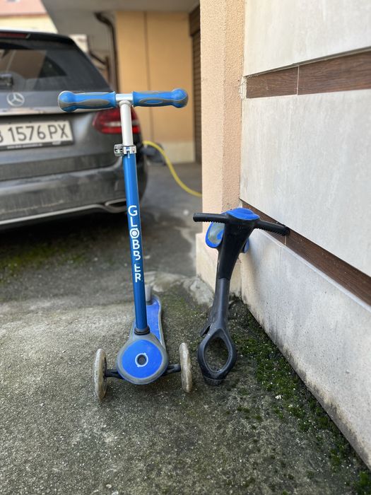 Детска тротинетка Globber 2 в 1 със светещи  гуми