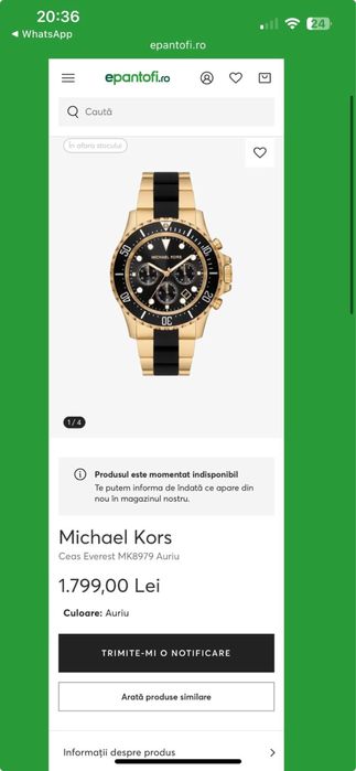 Vand un ceas Michael Kors