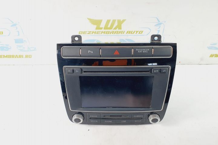 Radio cd mp3 player navigatie 7p6035195d Volkswagen VW Touareg generatia 2 7P  [din 2010 pana  2014