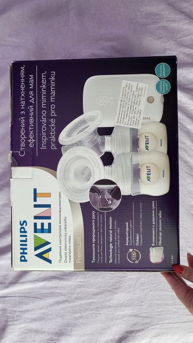 Philips Avent Двойна електрическа помпа за кърма Natural Motion Premiu