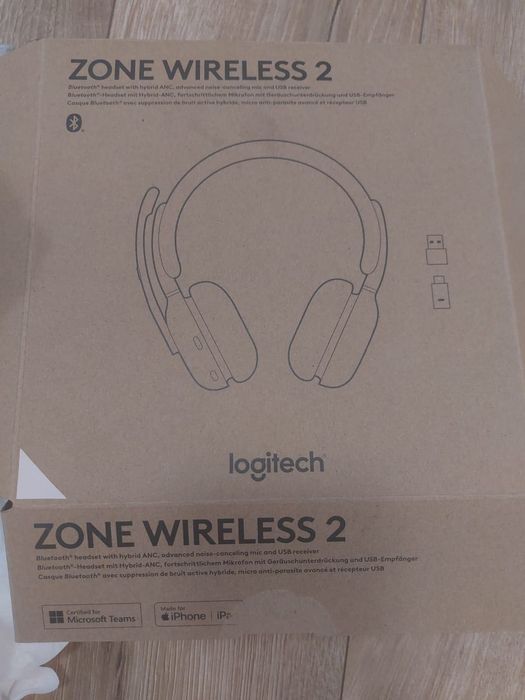 Căști Logitech Zone 2 Roz