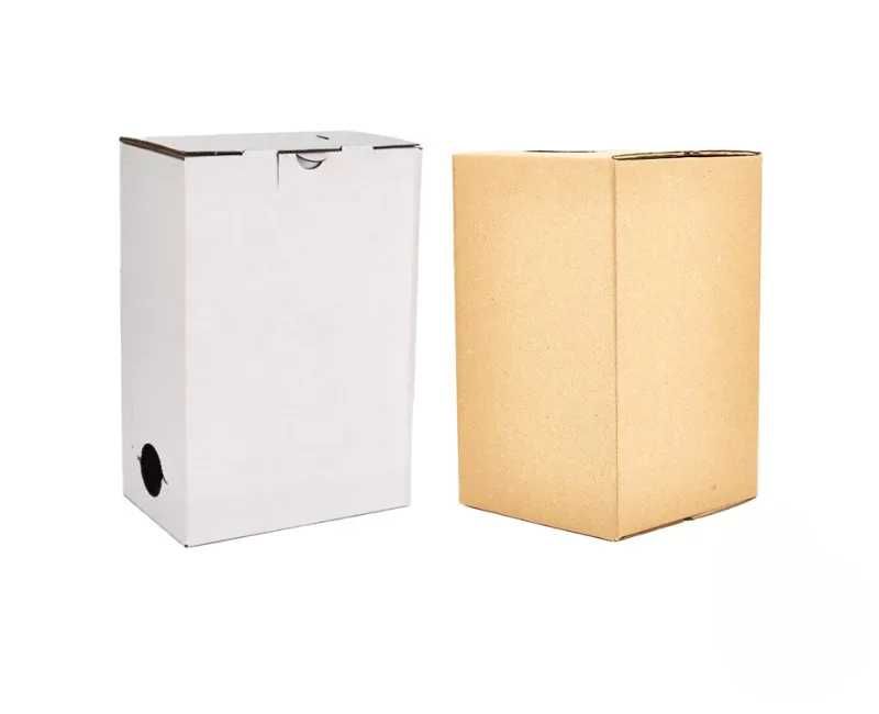 Bag in box-cutii carton albite/Lipitura 3 puncte/Calitate superioara