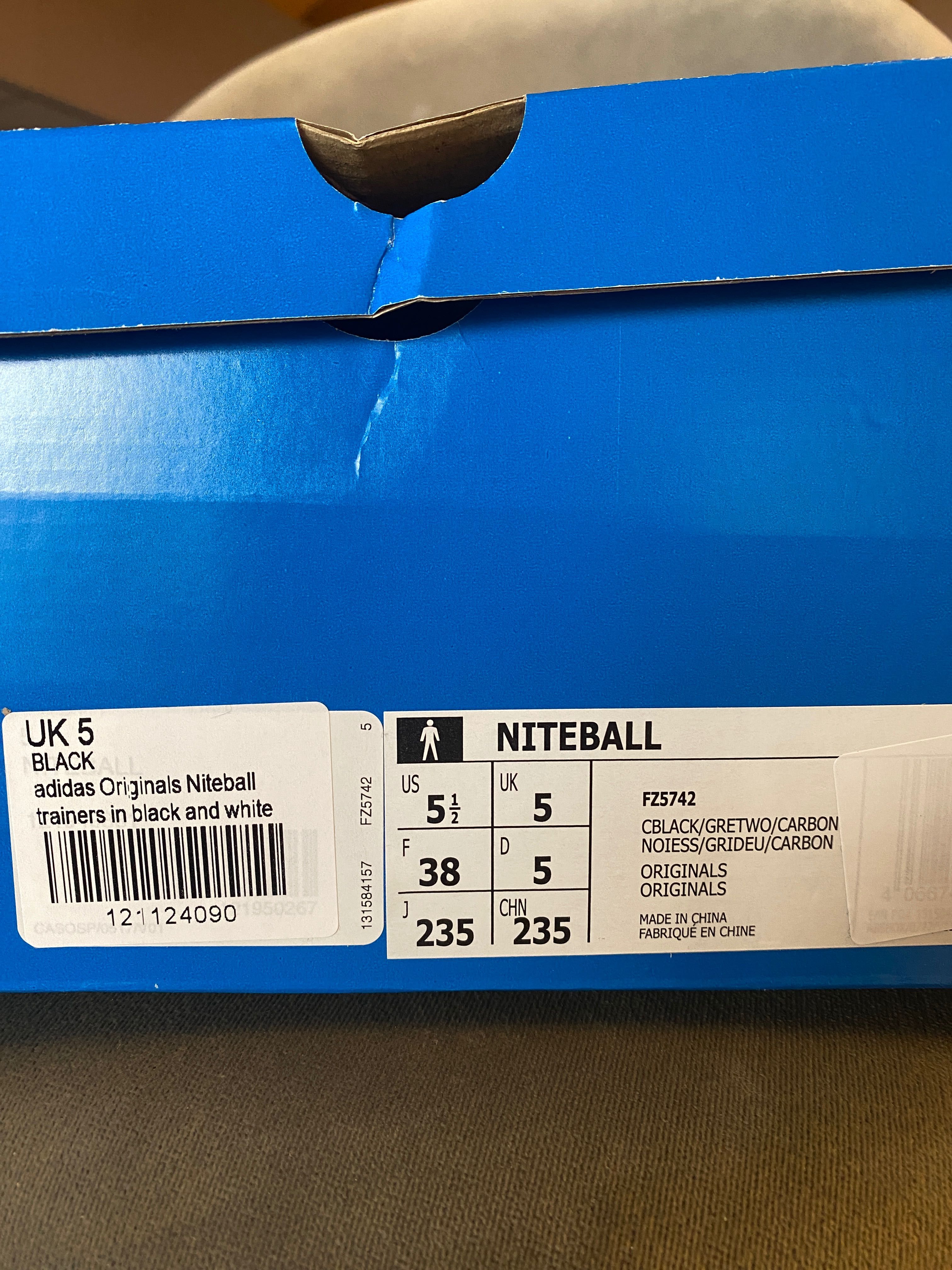 Adidas Niteball , negri , 38 si 38 2/3