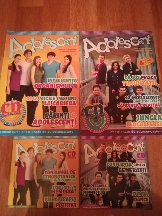 Vand Nr. 40 si Nr. 41 ale Revistei "Adolescent" + CD-uri