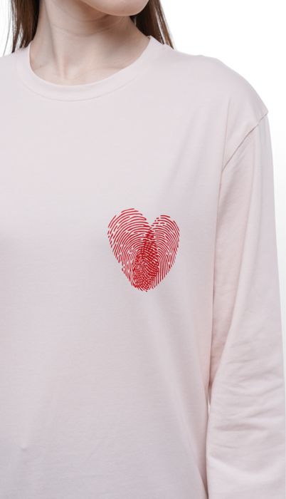 Женский лонгслив, оверсайз, HUJA, 100% хлопок