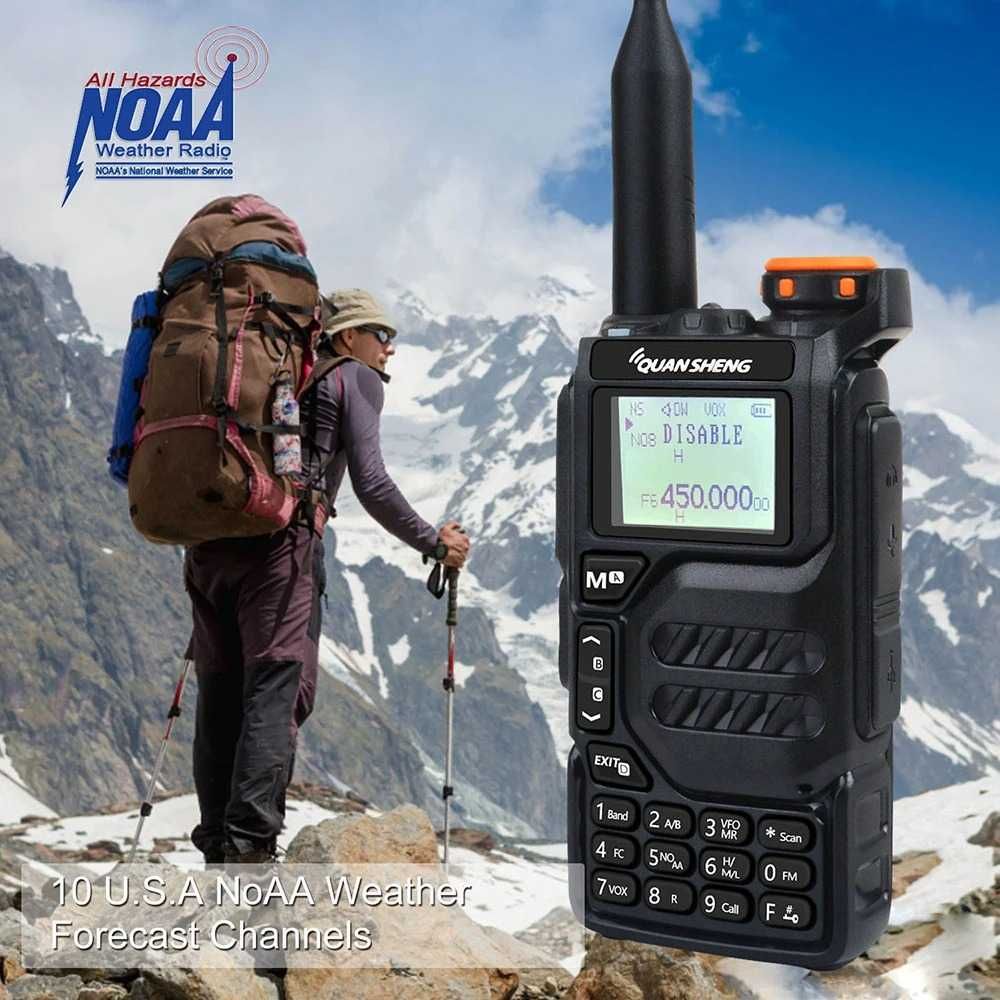 Радиостанция QUANSHENG UV-K5 5W 50-600MHz NOAA DTMF