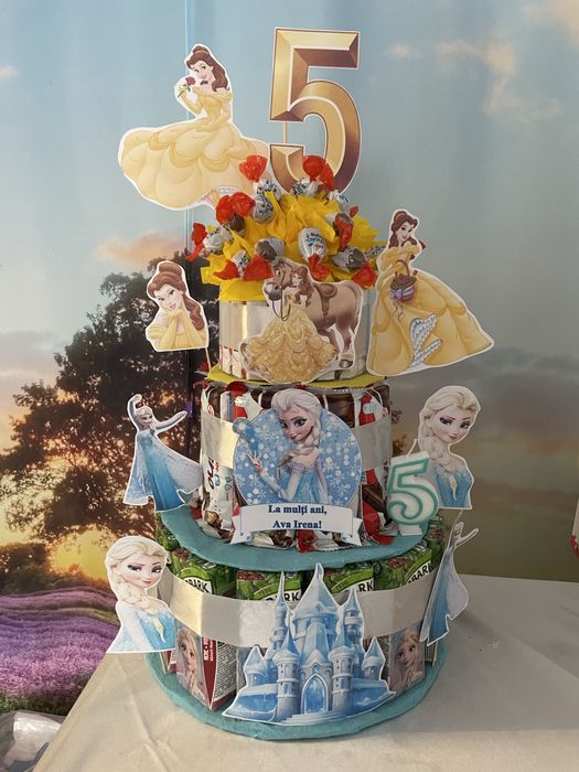 Tort din dulciuri ambalate pentru creșă/grădiniță/școală de la 10 lei