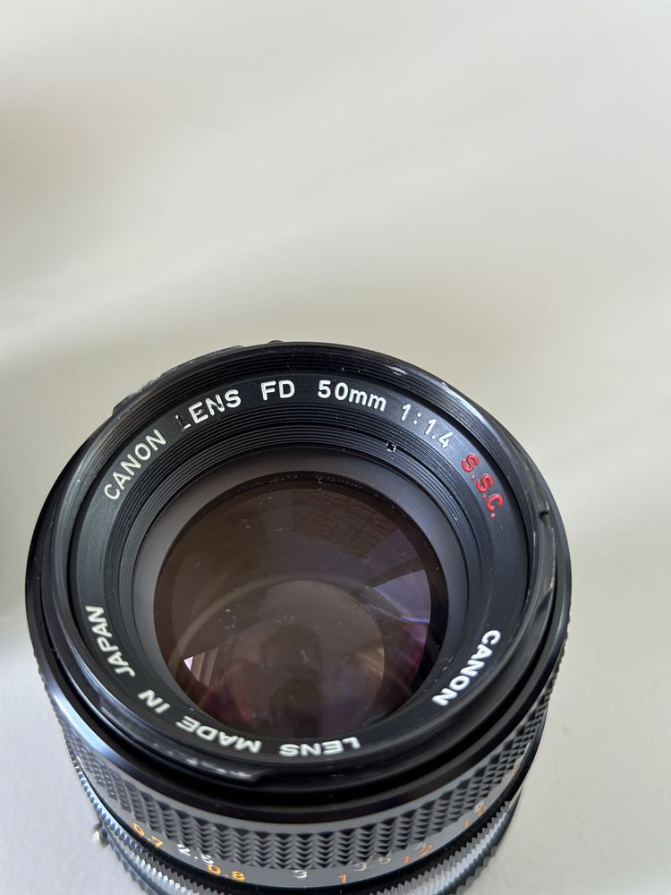 Obiective Canon FD SSC: 20, 35, 50, 135mm
