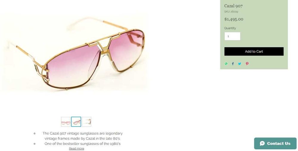 Cazal 907 Vintage Sunglasses