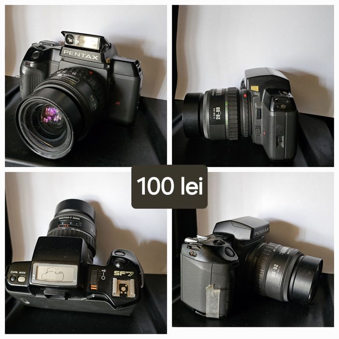 Aparate foto vintage ( Chinon, Pentax,  Minolta, Praktica, Cosina)