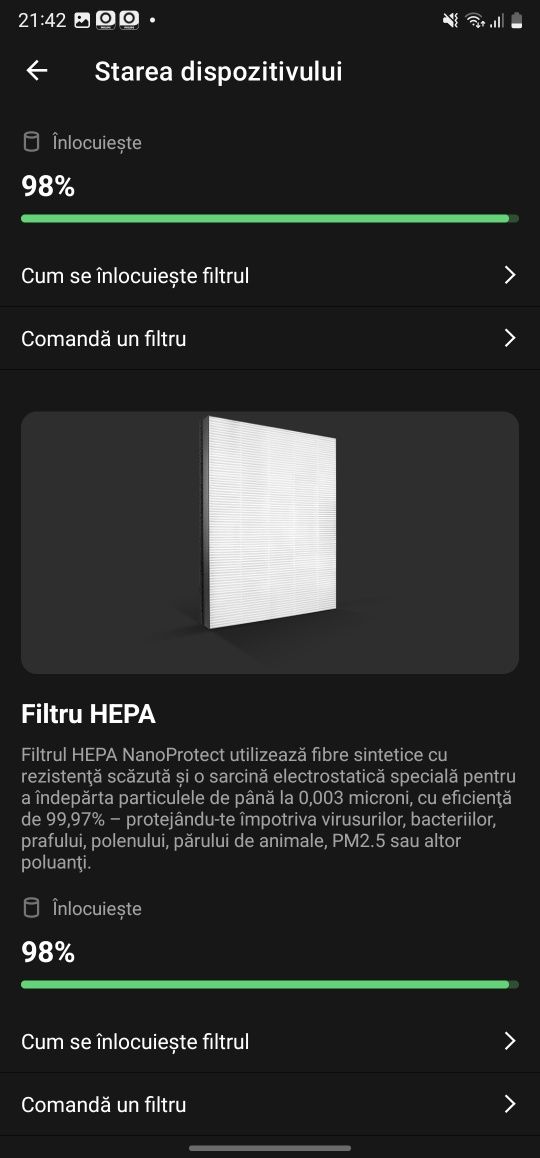 Purificator si umidificator Philips 2000i