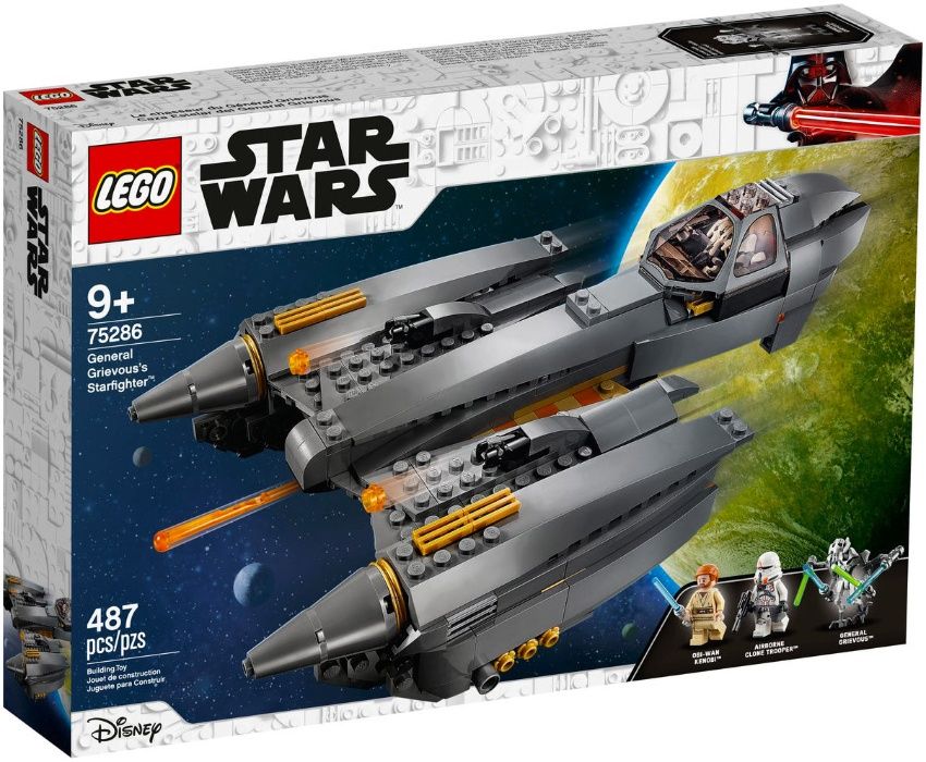 LEGO 75286 Звездный истребитель генерала Гривуса Star Wars новый !